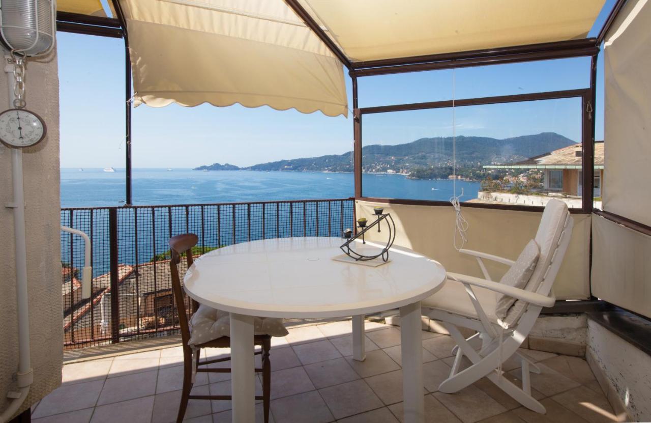 Nautilus Vista Mare Mozzafiato A 180 Gradi- Posto Auto Privato - 2 Camere Matrimoniali Piu 1 Divano Letto Singolo-Sky,Netflix-Wifi 200Mg Ραπάλο Εξωτερικό φωτογραφία