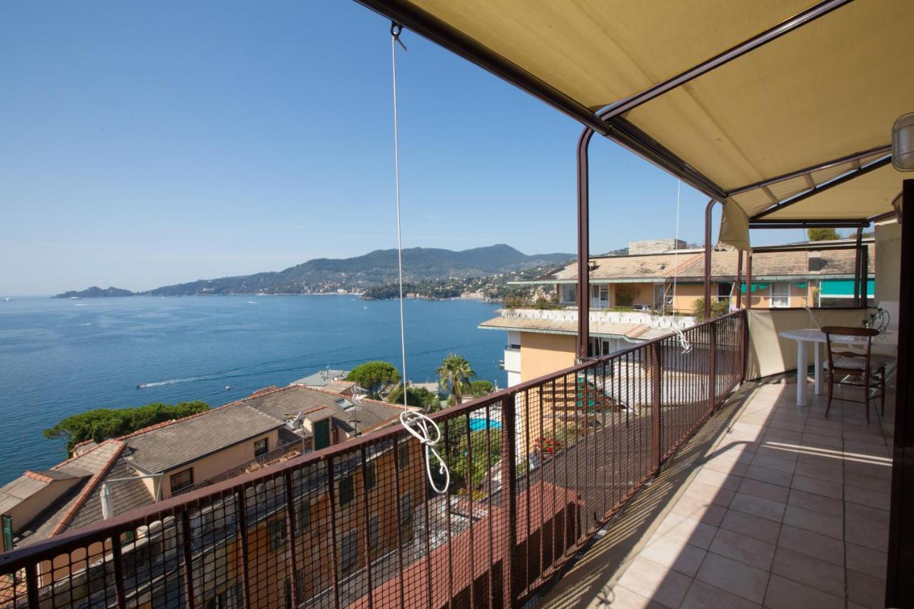 Nautilus Vista Mare Mozzafiato A 180 Gradi- Posto Auto Privato - 2 Camere Matrimoniali Piu 1 Divano Letto Singolo-Sky,Netflix-Wifi 200Mg Ραπάλο Εξωτερικό φωτογραφία