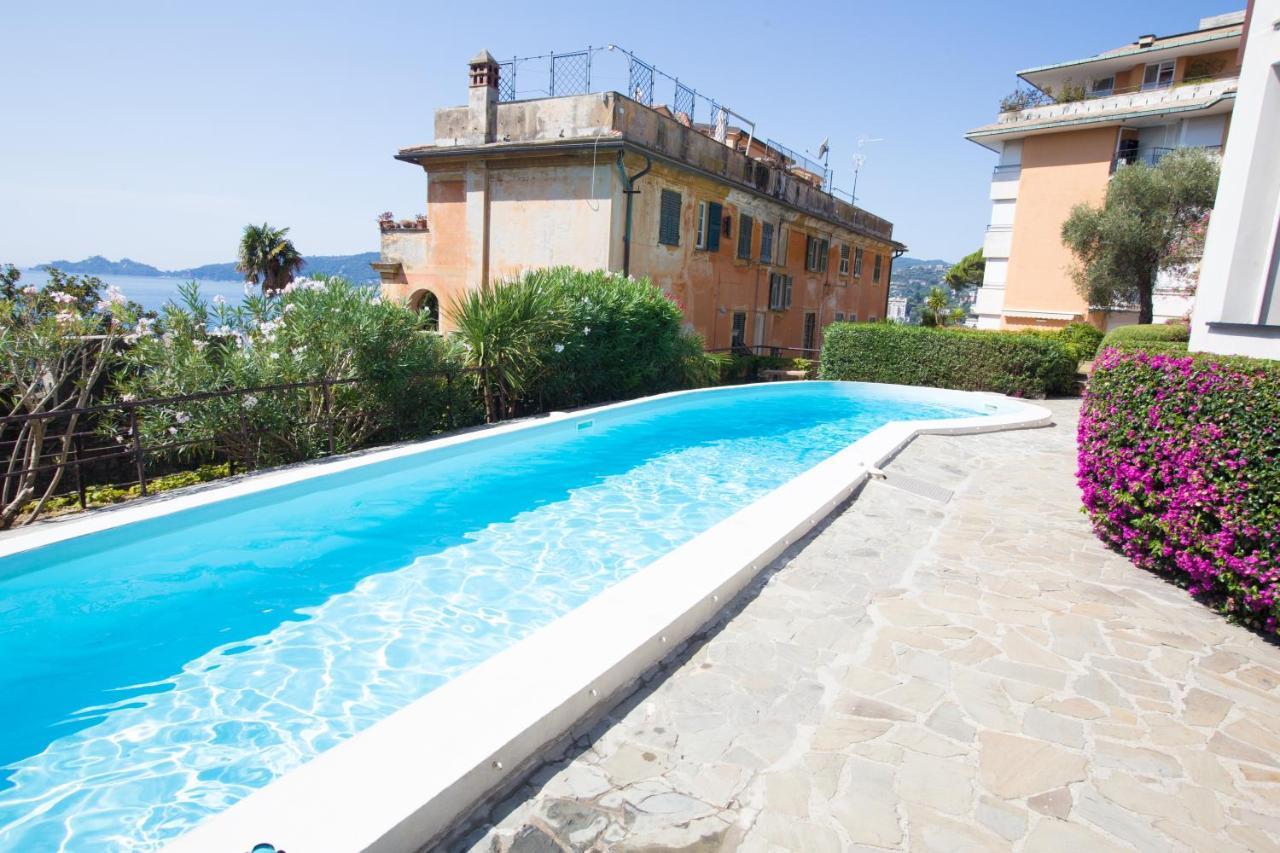 Nautilus Vista Mare Mozzafiato A 180 Gradi- Posto Auto Privato - 2 Camere Matrimoniali Piu 1 Divano Letto Singolo-Sky,Netflix-Wifi 200Mg Ραπάλο Εξωτερικό φωτογραφία