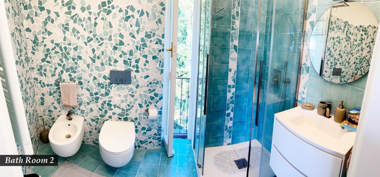 Nautilus Vista Mare Mozzafiato A 180 Gradi- Posto Auto Privato - 2 Camere Matrimoniali Piu 1 Divano Letto Singolo-Sky,Netflix-Wifi 200Mg Ραπάλο Εξωτερικό φωτογραφία