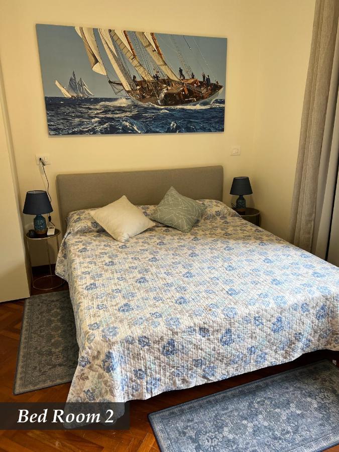 Nautilus Vista Mare Mozzafiato A 180 Gradi- Posto Auto Privato - 2 Camere Matrimoniali Piu 1 Divano Letto Singolo-Sky,Netflix-Wifi 200Mg Ραπάλο Εξωτερικό φωτογραφία