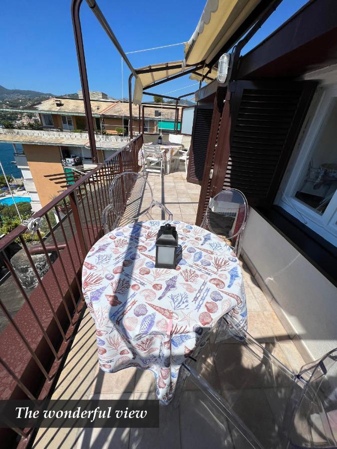 Nautilus Vista Mare Mozzafiato A 180 Gradi- Posto Auto Privato - 2 Camere Matrimoniali Piu 1 Divano Letto Singolo-Sky,Netflix-Wifi 200Mg Ραπάλο Εξωτερικό φωτογραφία